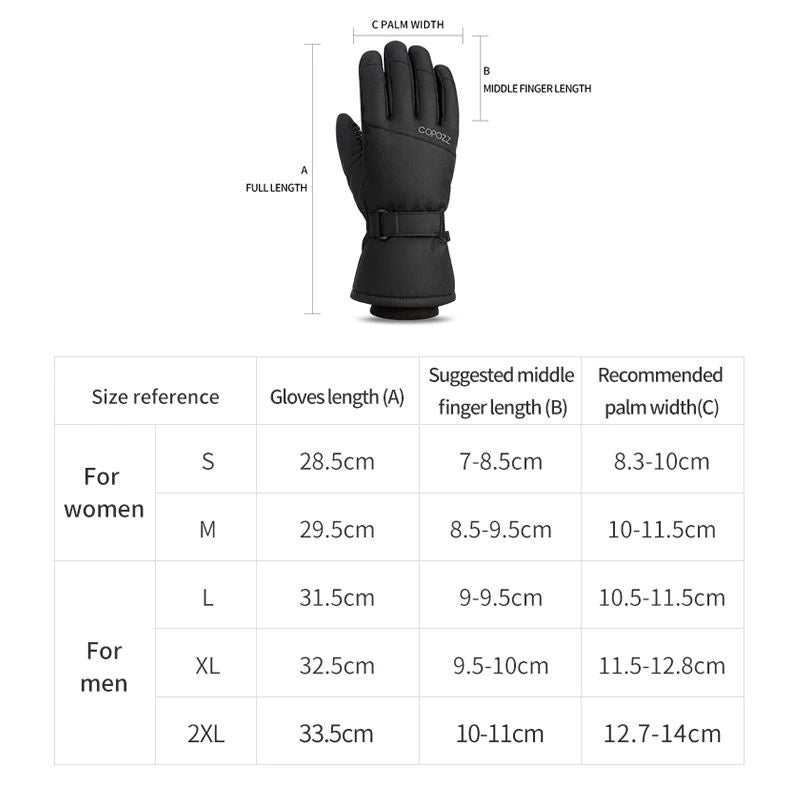 Ultralight Waterproof Winter Ski Gloves For Men And Women 6