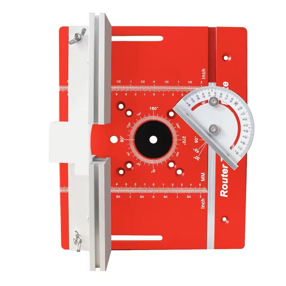 New Router Table Insert Plate Set With Router Lifts  For Woodworking Slotting Trimming Chamfering 9