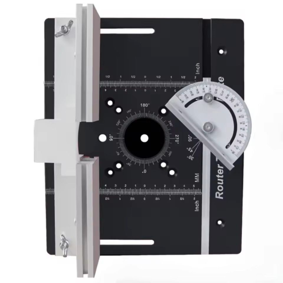 New Router Table Insert Plate Set With Router Lifts  For Woodworking Slotting Trimming Chamfering 10