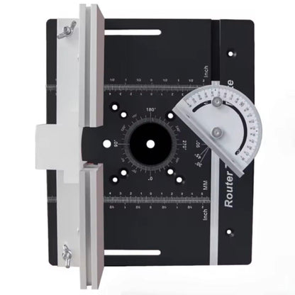 New Router Table Insert Plate Set With Router Lifts  For Woodworking Slotting Trimming Chamfering 10