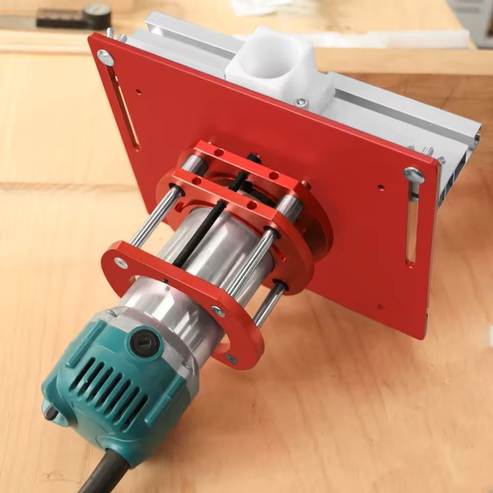 New Router Table Insert Plate Set With Router Lifts  For Woodworking Slotting Trimming Chamfering 4