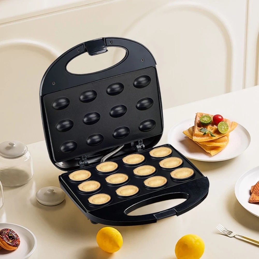 Premium Electric WalnutCake  NutWaffle Maker 12Hole NonStick Iron 2