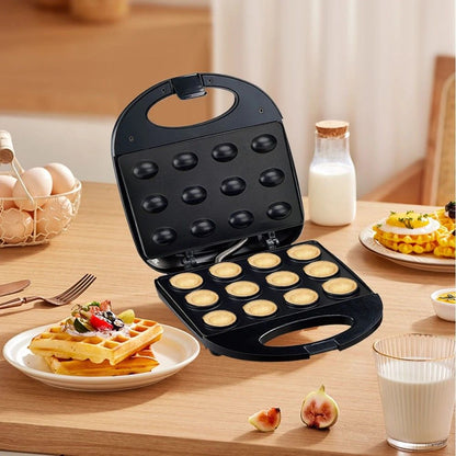 Premium Electric WalnutCake  NutWaffle Maker 12Hole NonStick Iron 6