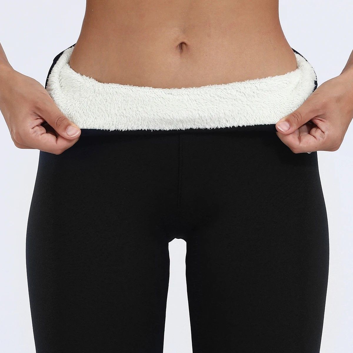 WarmCurve HighWaist Velvet Thermal Leggings 5