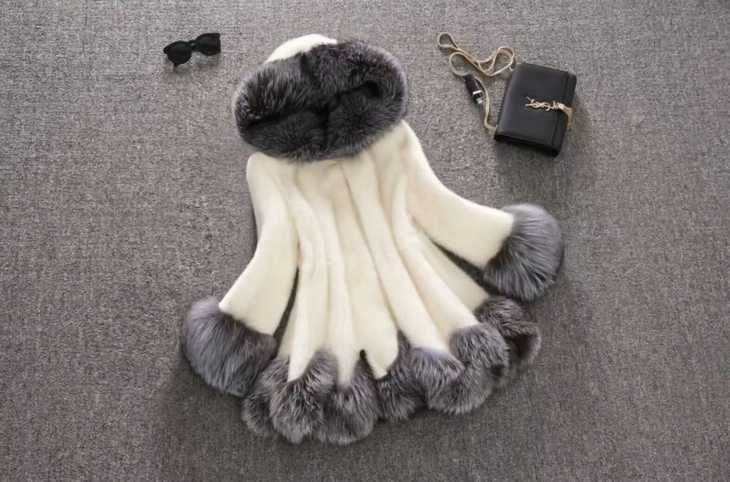 Luxeline Ultra-Warm Faux Fur Hooded Maxi Coat