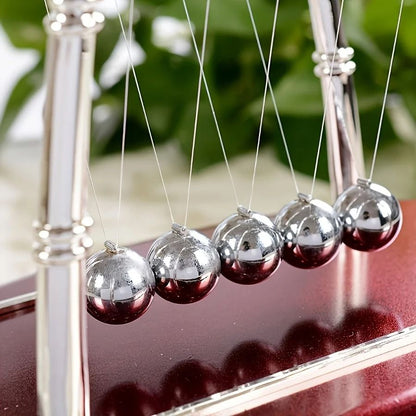 Modern Newton Cradle Metal Balance Balls Desk Toy Creative Home Office Decor Physics Ornament Stres 3
