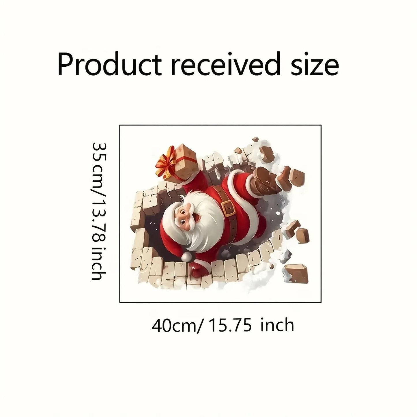Santa Claus Wall Sticker Self Adhesive Vinyl Christmas Decoration For Living Room Bedroom And Windo 1