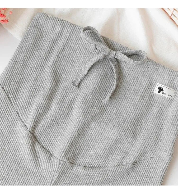 Mums SoftStretch Cotton HighWaist Maternity Leggings Adjustable Plus Size 8