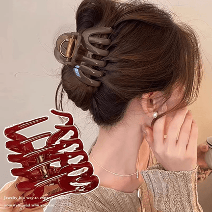 PumpkinCharm Hair Claw Clip