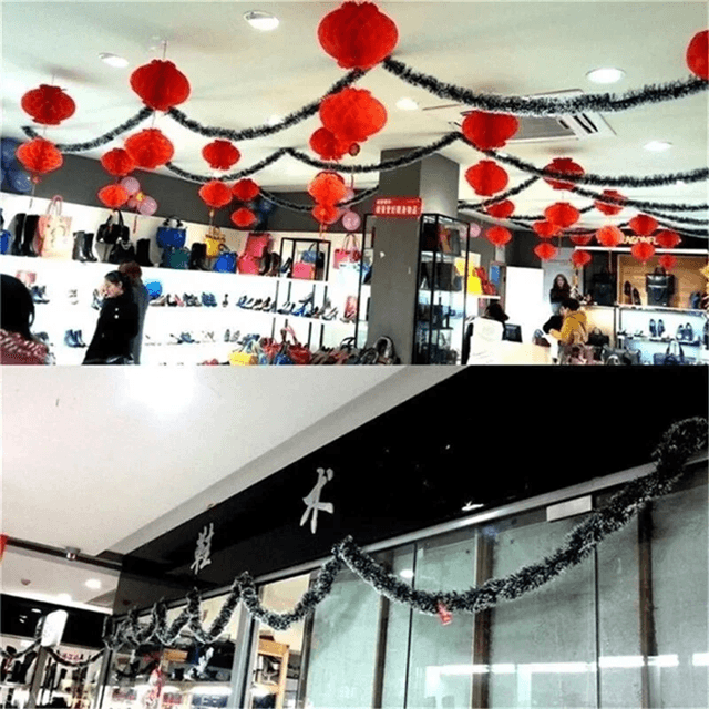 HolidayRibbon Christmas Garland 2