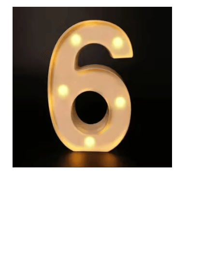 LumaLetter LED Alphabet Light 7
