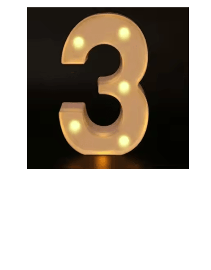 LumaLetter LED Alphabet Light 5