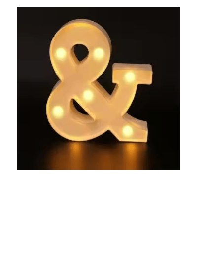 LumaLetter LED Alphabet Light 12