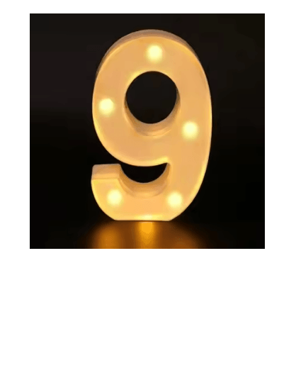 LumaLetter LED Alphabet Light 10
