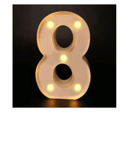 LumaLetter LED Alphabet Light 9