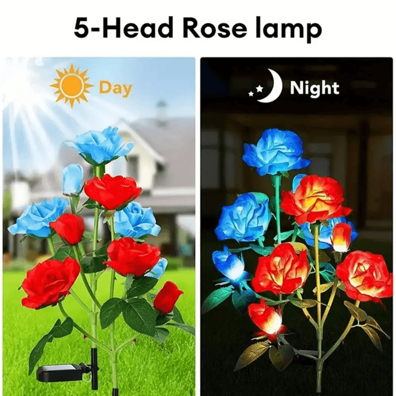 Solar Bloom Rose Garden Lights 2