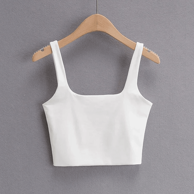 Summer Square Neck Sleeveless Tank Top 6