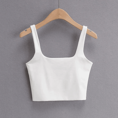 Summer Square Neck Sleeveless Tank Top 6