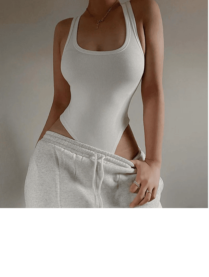 Summer Knit Halter Bodysuit For Women 5