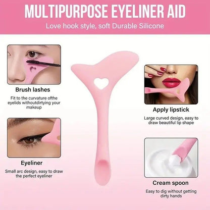 Precision Glide EyeArt Kit 4 Piece Reusable Silicone Eye Makeup Tools Set 4