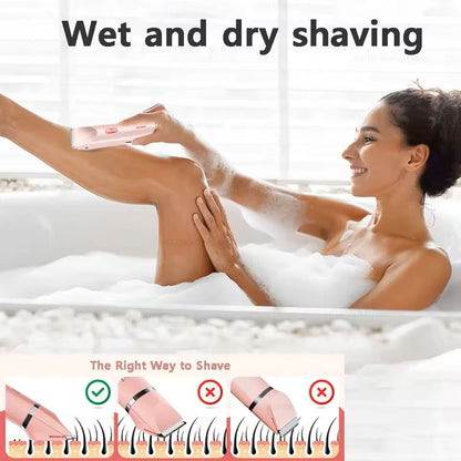 Dual Head Womens Electric Shaver And Body Hair Remover 3
