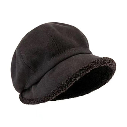 Parisienne Cozy Beret Classic FrenchStyle Winter Womens Beret Hat 4