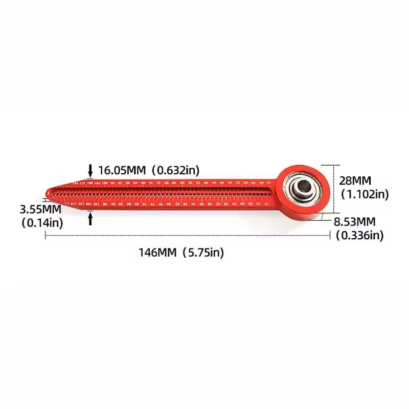 Woodworking Scribe Gauge  Carpentry Drawing Compass Marking Measurement Tool 1