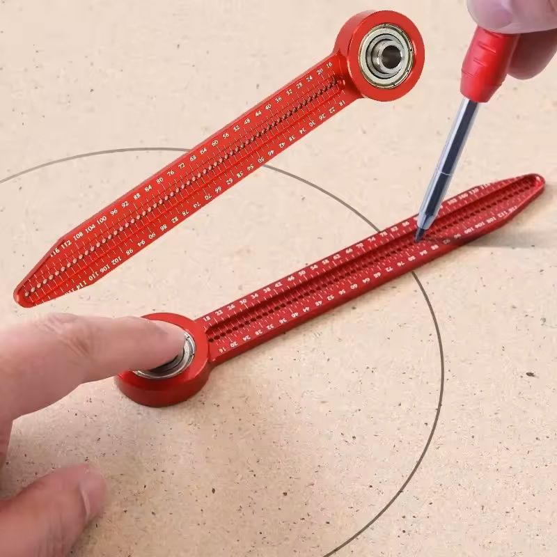 Woodworking Scribe Gauge  Carpentry Drawing Compass Marking Measurement Tool 2