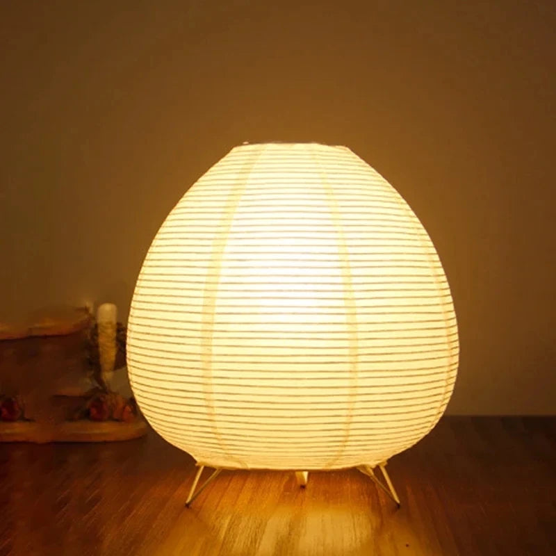Bedroom Bedside Rice Paper Lights Study Homestay Art Creative Decor Table Lights, Japanese Lantern Led Table Lamp
