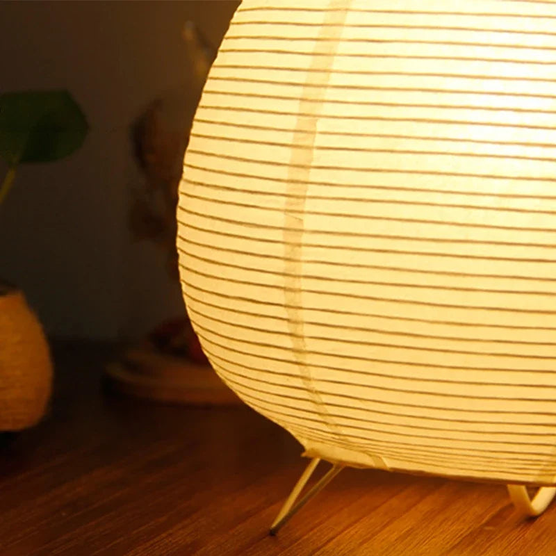 Bedroom Bedside Rice Paper Lights Study Homestay Art Creative Decor Table Lights, Japanese Lantern Led Table Lamp