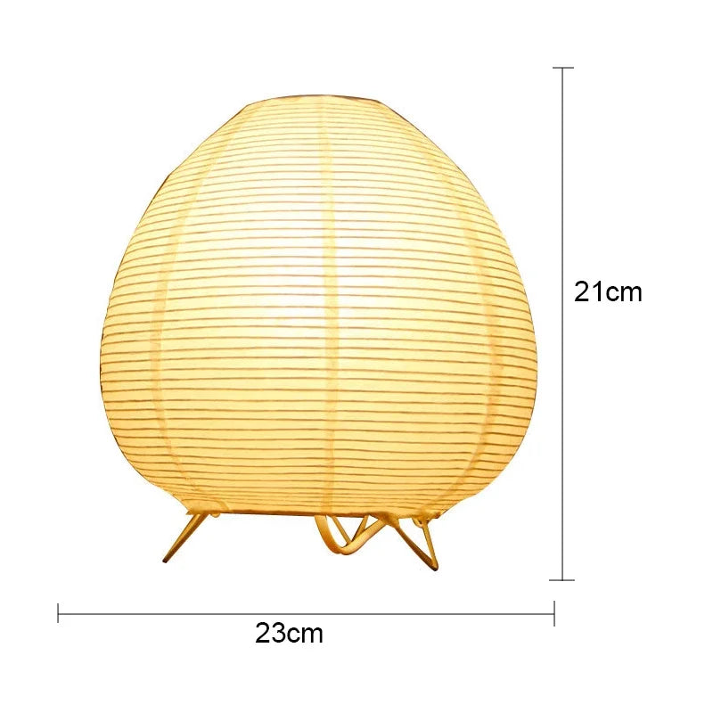 Bedroom Bedside Rice Paper Lights Study Homestay Art Creative Decor Table Lights, Japanese Lantern Led Table Lamp