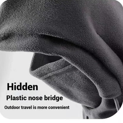 Winter Warm Hat, Windproof Balaclava with Mask and Neck Warmer, Cold-Weather Cycling Protection for Men & Women