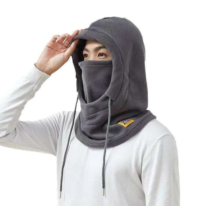 Winter Warm Hat, Windproof Balaclava with Mask and Neck Warmer, Cold-Weather Cycling Protection for Men & Women