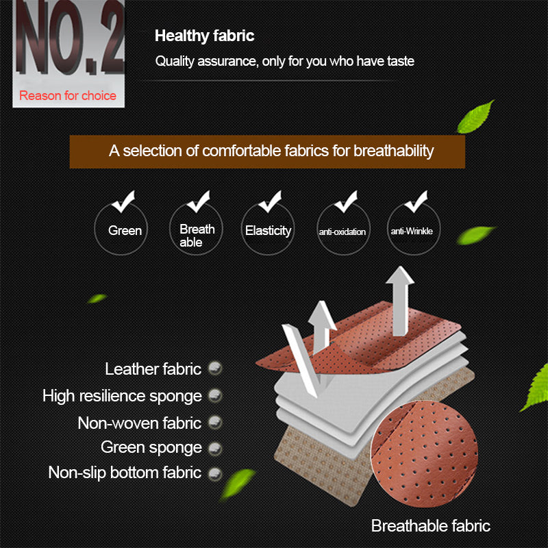 Interior Automobiles Seats Cover Mats Universal Leather Car Seat Covers Cushion Protector Chair Pad