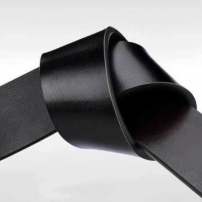 Stylish Men Leather Belt Automatic Buckle Fashion Belt For Business Party Work  Daily Life 2