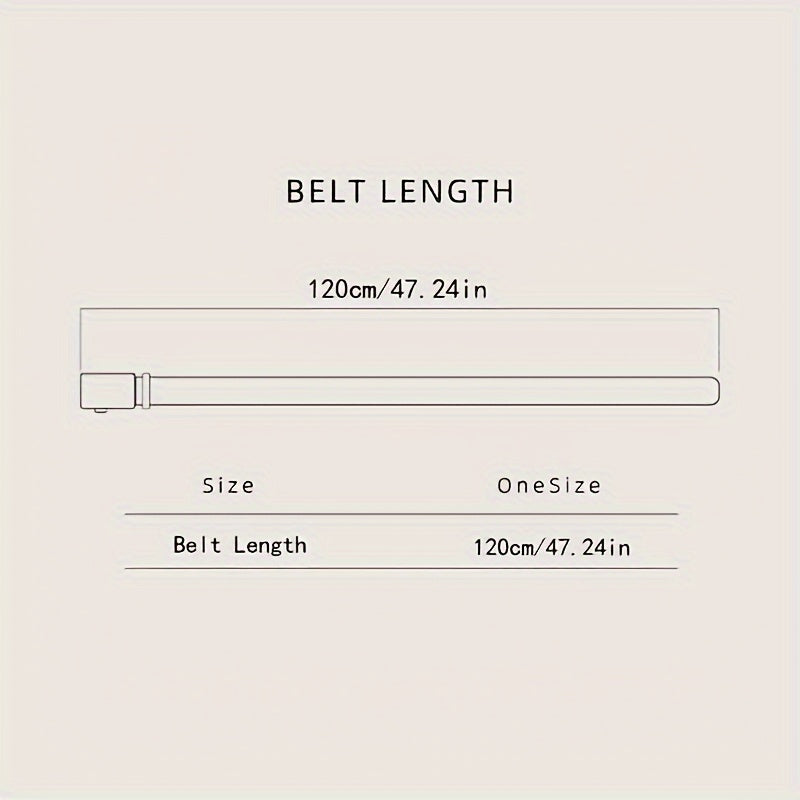 Stylish Men Leather Belt Automatic Buckle Fashion Belt For Business Party Work  Daily Life 3