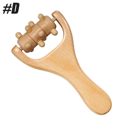 Instantly Self Massage Waist Wooden Massage Roller Thigh Legs Hands Massager Full Body Roller Tool  6
