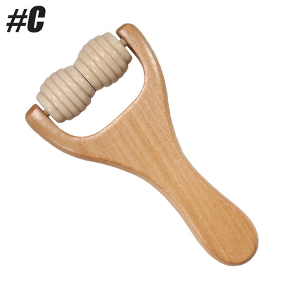 Instantly Self Massage Waist Wooden Massage Roller Thigh Legs Hands Massager Full Body Roller Tool  7