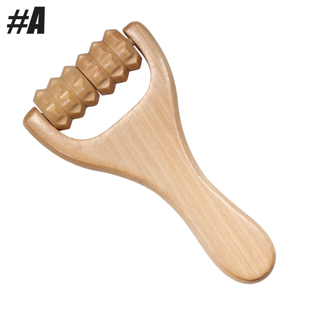 Instantly Self Massage Waist Wooden Massage Roller Thigh Legs Hands Massager Full Body Roller Tool  8