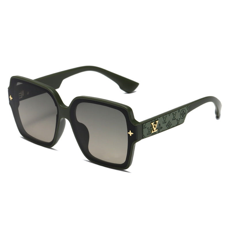 Luxury LargeFrame Square Sunglasses For Women Fashion UV Protection AllMatch Style 8