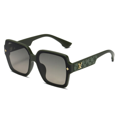Luxury LargeFrame Square Sunglasses For Women Fashion UV Protection AllMatch Style 8