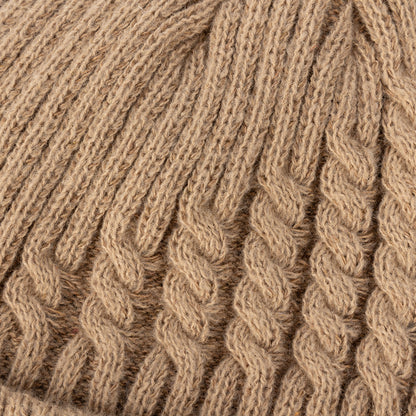 Knitted Hat Winter Cap Beanie Women Thick Bonnet Hats Skullies Winter Beanie Hat For Men 2