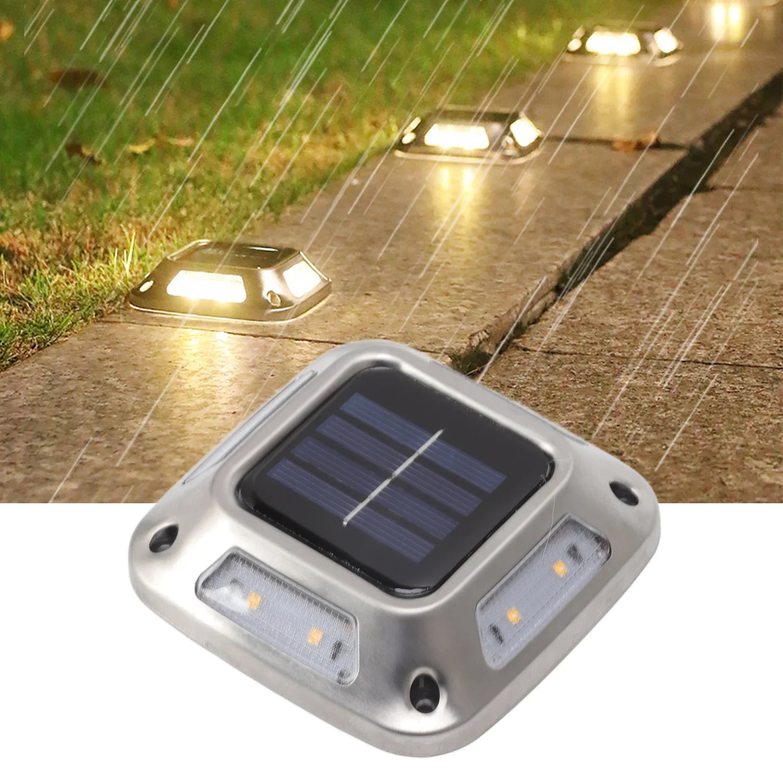 Solar Light Waterproof Warm Light Solar Garden Lamp Outdoor Courtyards Solar Ground Light Driveway  1