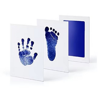 Hand And Footprint Kit Ink Newborn Baby DIY Photo Frame Handprint Pads Safe Clean Baby Shower Gift 6