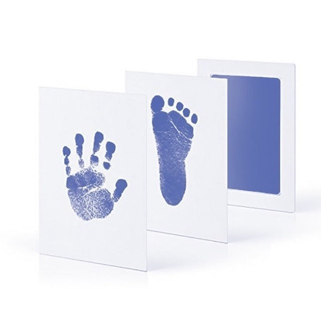 Hand And Footprint Kit Ink Newborn Baby DIY Photo Frame Handprint Pads Safe Clean Baby Shower Gift 9