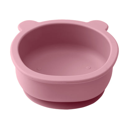 Training Baby Stuff Cartoon Cute Bear, Silicone Baby Tableware, Shape Bowl Toddler Tableware, Suction Dinner Set Eating