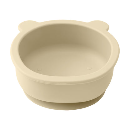 Training Baby Stuff Cartoon Cute Bear, Silicone Baby Tableware, Shape Bowl Toddler Tableware, Suction Dinner Set Eating