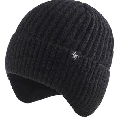 Outdoor Cycling Sports Windproof Ear Protection Hat Thick Velvet Yarn Hat Winter New Mens Warm Hat 2