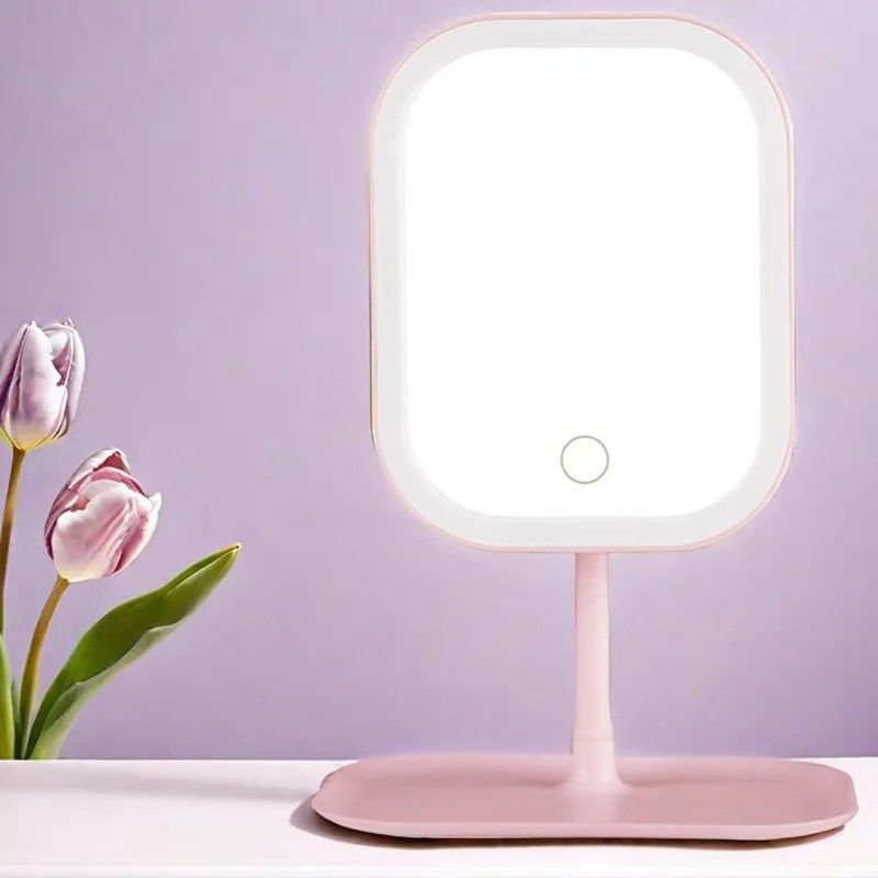 ModernGlow 3Color LED Vanity Mirror Premium Desktop Makeup  Dressing Mirror 5