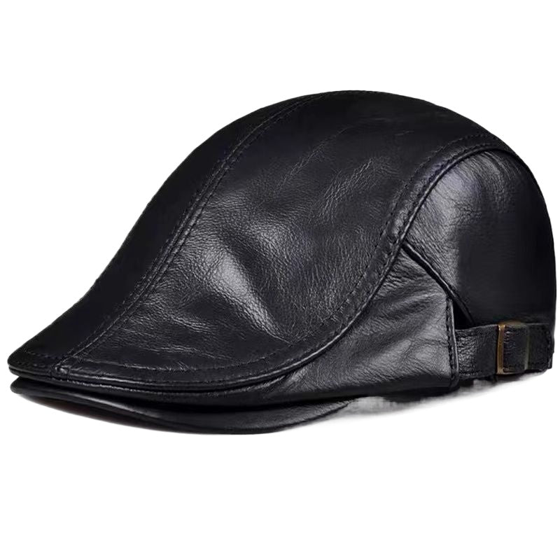 High Quality Retro Cap, Thin PU Forward Hat High, Four Seasons Wear Visors
